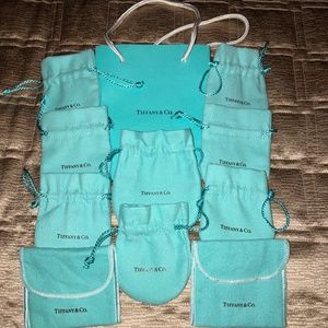 Authentic Tiffany Bag and Pouches